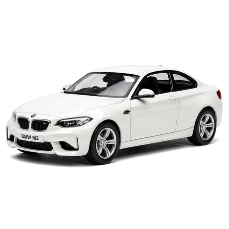 BMW 2016 F87 M2 1:36 blanca – modelo de exhibición de fundición a presión