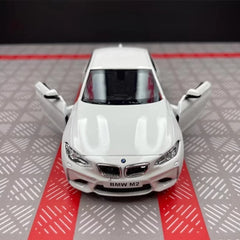 [TOY] 1:36 BMW 2016 F87 M2 White Model Car Die-Cast