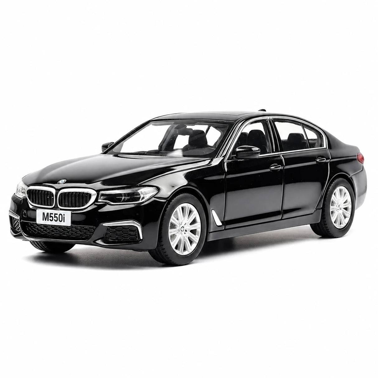 BMW 2017 G30 M550i Schwarzer 1:36 – Druckguss-Displaymodell Druckguss
