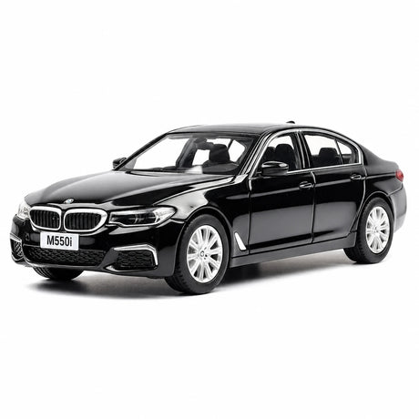 BMW 2017 G30 M550i Black 1:36 – modelo de exhibición de fundición a presión