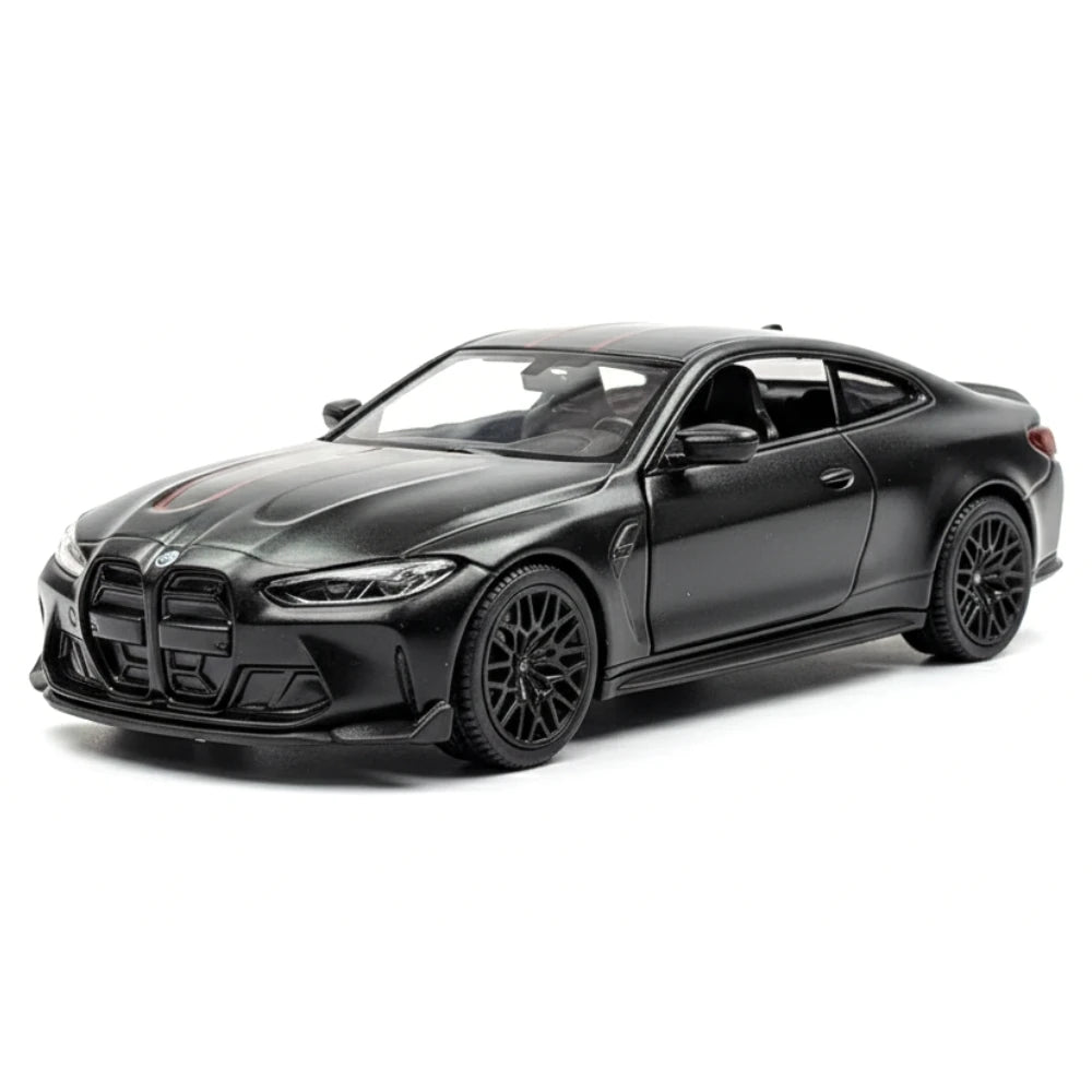 [TOY] 1:36 BMW 2023 G82 M4 CSL Black Model Car Die-Cast