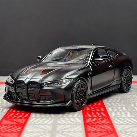 [TOY] 1:36 BMW 2023 G82 M4 CSL Black Model Car Die-Cast