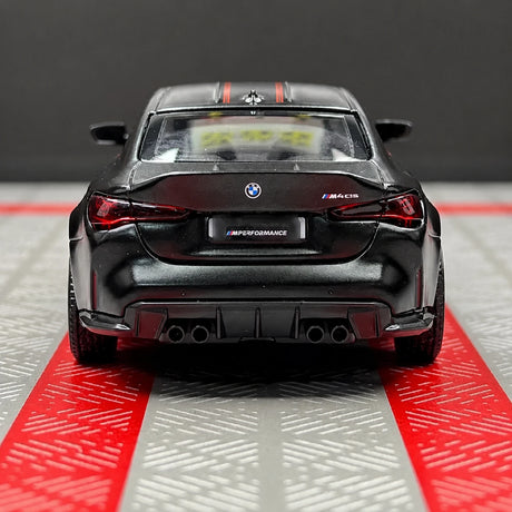 [TOY] 1:36 BMW 2023 G82 M4 CSL Black Model Car Die-Cast