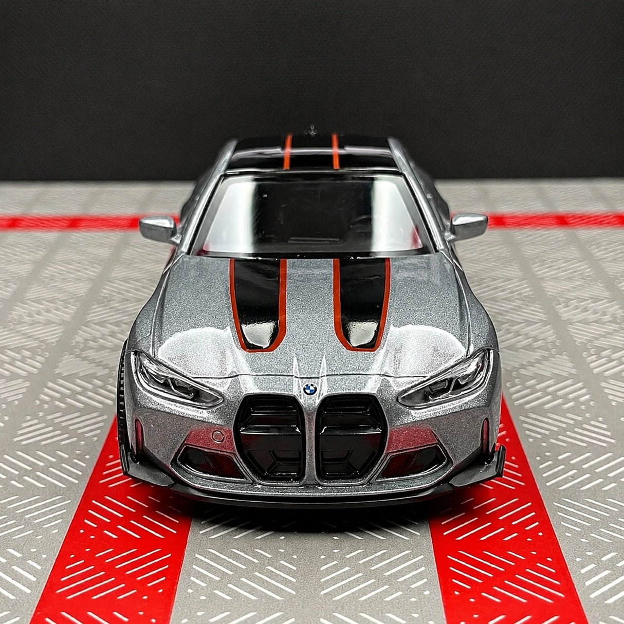 BMW 2023 G82 M4 CSL Gray 1:36 – Diecast Display Model Die-Cast