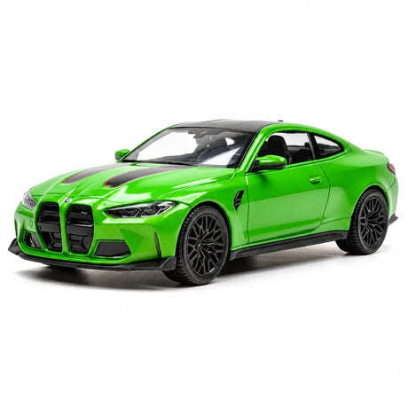 BMW 2023 G82 M4 CSL Green 1:36 – Modelo de exhibición de fundición a presión