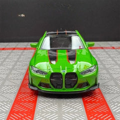 [TOY] 1:36 BMW 2023 G82 M4 CSL Green Model Car Die-Cast