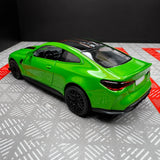 BMW 2023 G82 M4 CSL Green 1:36 – Modelo de exhibición de fundición a presión