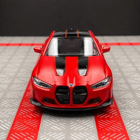 BMW 2023 G82 M4 CSL Red 1:36 – Modelo de exhibición de fundición a presión
