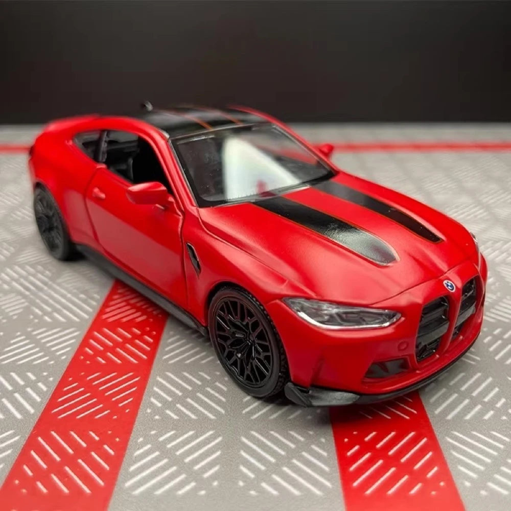 [TOY] 1:36 BMW 2023 G82 M4 CSL Red Model Car Die-Cast