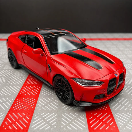 BMW 2023 G82 M4 CSL Red 1:36 – Modelo de exhibición de fundición a presión