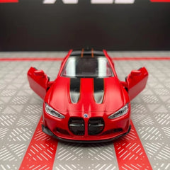 [TOY] 1:36 BMW 2023 G82 M4 CSL Red Model Car Die-Cast