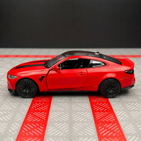 BMW 2023 G82 M4 CSL Red 1:36 – Modelo de exhibición de fundición a presión