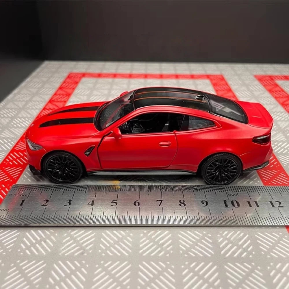 [TOY] 1:36 BMW 2023 G82 M4 CSL Red Model Car Die-Cast