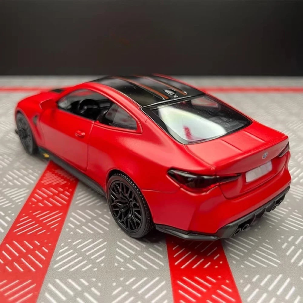 [TOY] 1:36 BMW 2023 G82 M4 CSL Red Model Car Die-Cast