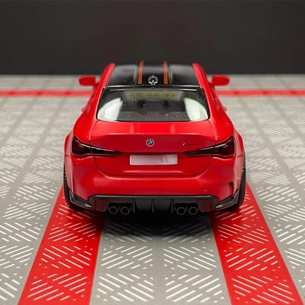 [TOY] 1:36 BMW 2023 G82 M4 CSL Red Model Car Die-Cast