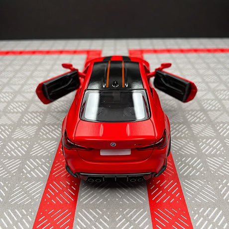 BMW 2023 G82 M4 CSL Red 1:36 – Modelo de exhibición de fundición a presión