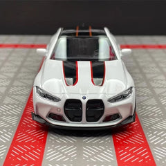 [TOY] 1:36 BMW 2023 G82 M4 CSL White Model Car Die-Cast