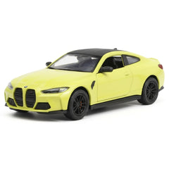 [TOY] 1:36 BMW 2023 G82 M4 CSL Yellow Model Car Die-Cast