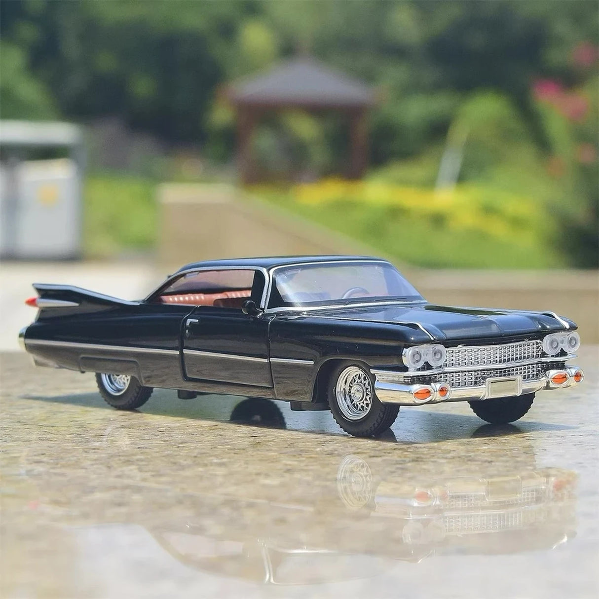 Cadillac 1959 Series 62 Eldorado Biarritz Black 1:36 – Diecast Display Model Die-Cast