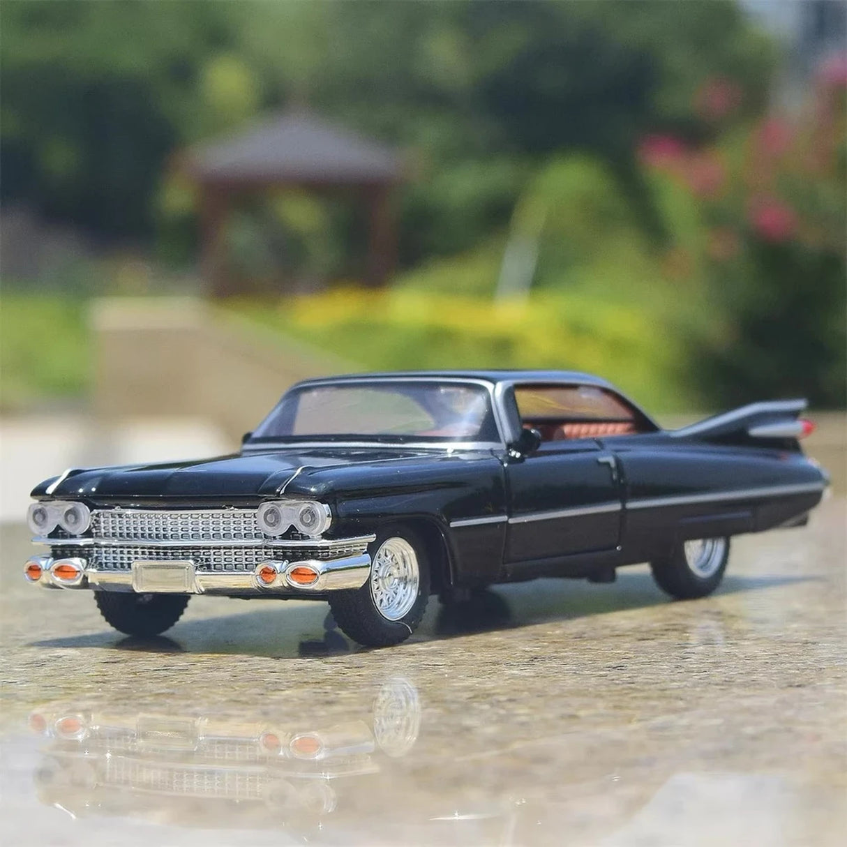 Cadillac 1959 Series 62 Eldorado Biarritz Black 1:36 – Diecast Display Model Die-Cast