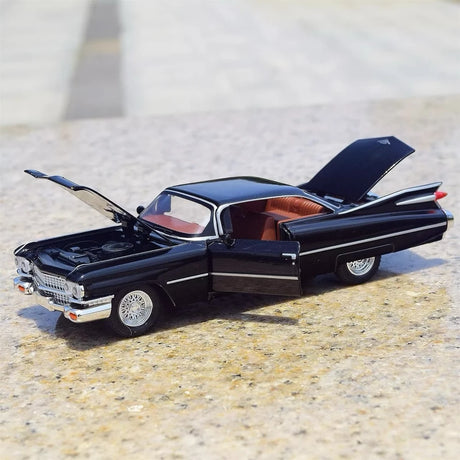 [TOY] 1:36 Cadillac 1959 Series 62 Eldorado Biarritz zwart modelauto Die-Cast