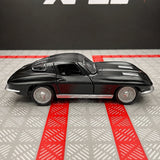 [TOY] 1:36 Chevrolet 1963 Corvette Sting Ray Black Model Car Die-Cast