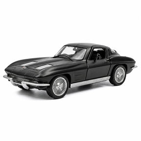 [TOY] 1:36 Chevrolet 1963 Corvette Sting Ray Black Model Car Die-Cast