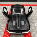 [TOY] 1:36 Chevrolet 1963 Corvette Sting Ray Black Model Car Die-Cast
