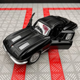 [TOY] 1:36 Chevrolet 1963 Corvette Sting Ray Black Model Car Die-Cast