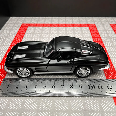 [TOY] 1:36 Chevrolet 1963 Corvette Sting Ray Black Model Car Die-Cast