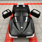 [TOY] 1:36 Chevrolet 1963 Corvette Sting Ray Black Model Car Die-Cast