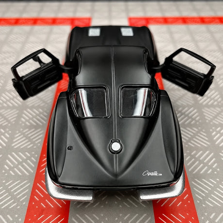 [TOY] 1:36 Chevrolet 1963 Corvette Sting Ray Black Model Car Die-Cast