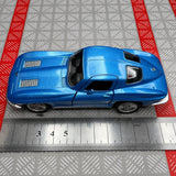 [TOY] 1:36 Chevrolet 1963 Corvette Sting Ray Blue Model Car Die-Cast