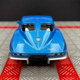 [TOY] 1:36 Chevrolet 1963 Corvette Sting Ray Blue Model Car Die-Cast