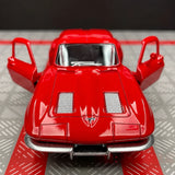 [TOY] 1:36 Chevrolet 1963 Corvette Sting Ray Red Model Car Die-Cast