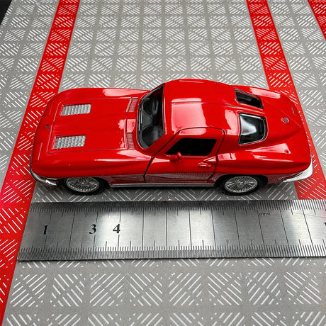 [TOY] 1:36 Chevrolet 1963 Corvette Sting Ray Red Model Car Die-Cast