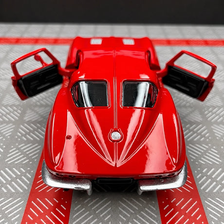[TOY] 1:36 Chevrolet 1963 Corvette Sting Ray Red Model Car Die-Cast