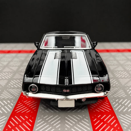 [TOY] 1:36 Chevrolet 1969 Camaro SS Glossy Black Model Car Die-Cast