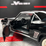 [TOY] 1:36 Chevrolet 1969 Camaro SS Glossy Black Model Car Die-Cast