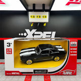 [TOY] 1:36 Chevrolet 1969 Camaro SS Glossy Black Model Car Die-Cast