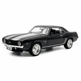 [TOY] 1:36 Chevrolet 1969 Camaro SS Glossy Black Model Car Die-Cast
