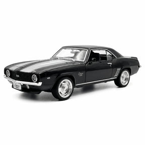 [TOY] 1:36 Chevrolet 1969 Camaro SS Glossy Black Model Car Die-Cast