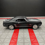 [TOY] 1:36 Chevrolet 1969 Camaro SS Matte Black Model Car Die-Cast