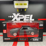 [TOY] 1:36 Chevrolet 1969 Camaro SS Matte Black Model Car Die-Cast