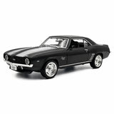[TOY] 1:36 Chevrolet 1969 Camaro SS Matte Black Model Car Die-Cast