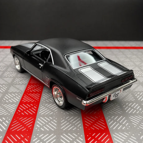 [TOY] 1:36 Chevrolet 1969 Camaro SS Matte Black Model Car Die-Cast