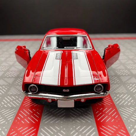 [TOY] 1:36 Chevrolet 1969 Camaro SS Red Model Car Die-Cast