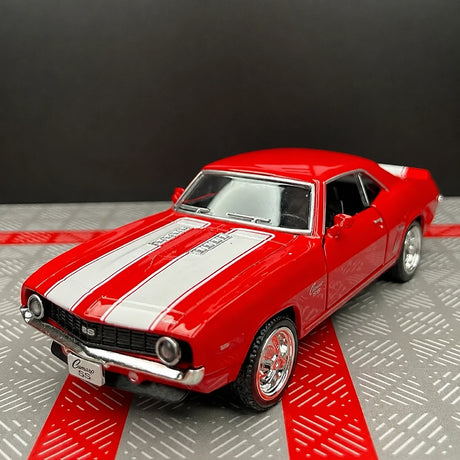 [TOY] 1:36 Chevrolet 1969 Camaro SS Red Model Car Die-Cast
