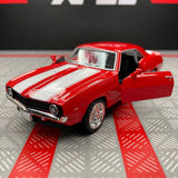 [TOY] 1:36 Chevrolet 1969 Camaro SS Red Model Car Die-Cast