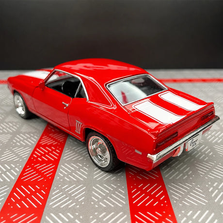 [TOY] 1:36 Chevrolet 1969 Camaro SS Red Model Car Die-Cast